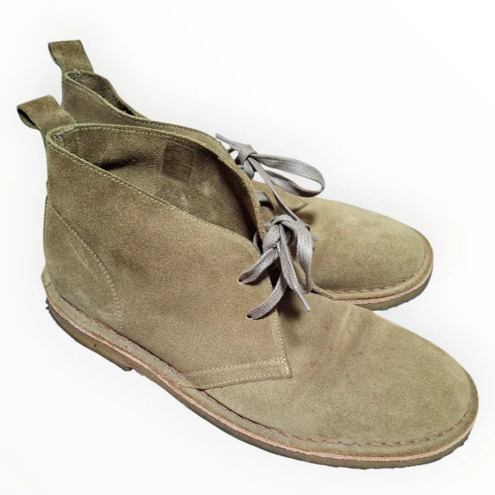 Rhodes Men's Suede Chukka Boots Size 11 Made In Portugal